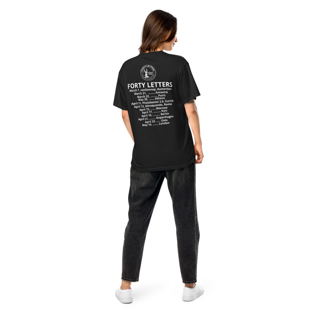 European Book Tour t shirt